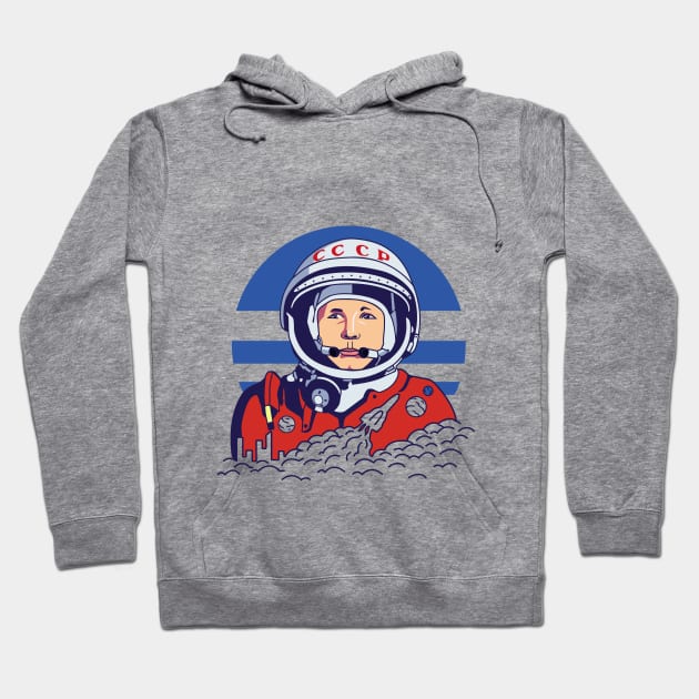 First man in space gagarin Hoodie by JaLand